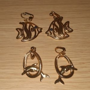 Avon Vintage Clip Earrings